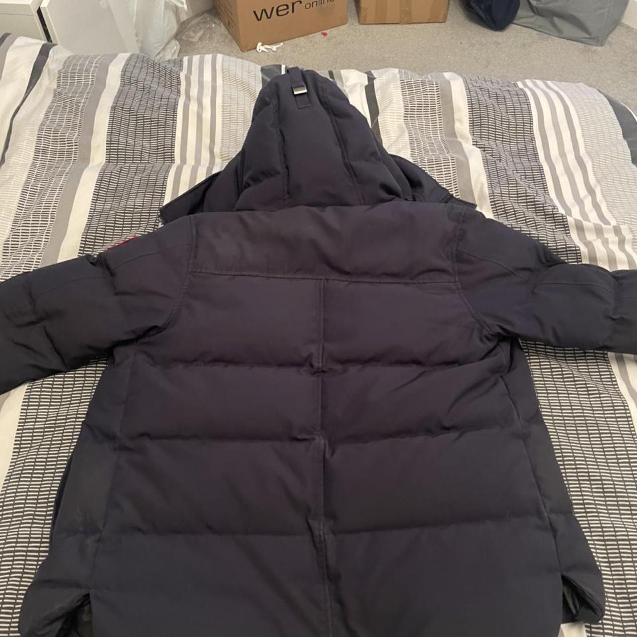 Navy medium size Macmillan Canada goose coat men’s,... - Depop