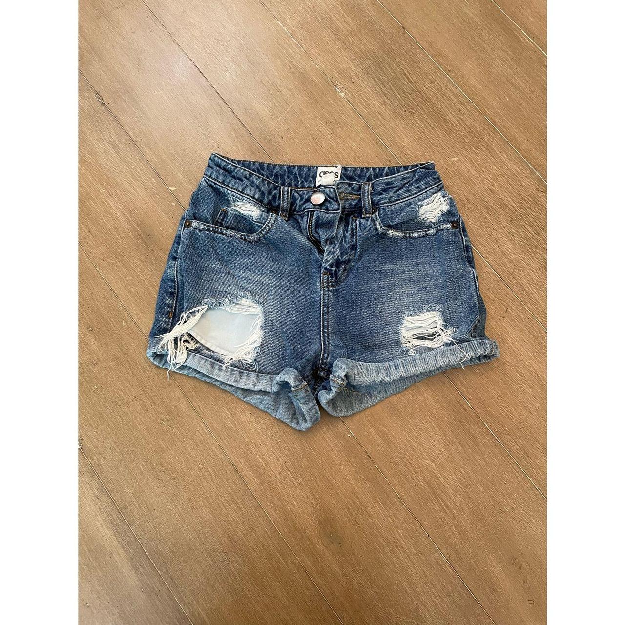 ASOS Jean Shorts Size 0 Excellent used... Depop