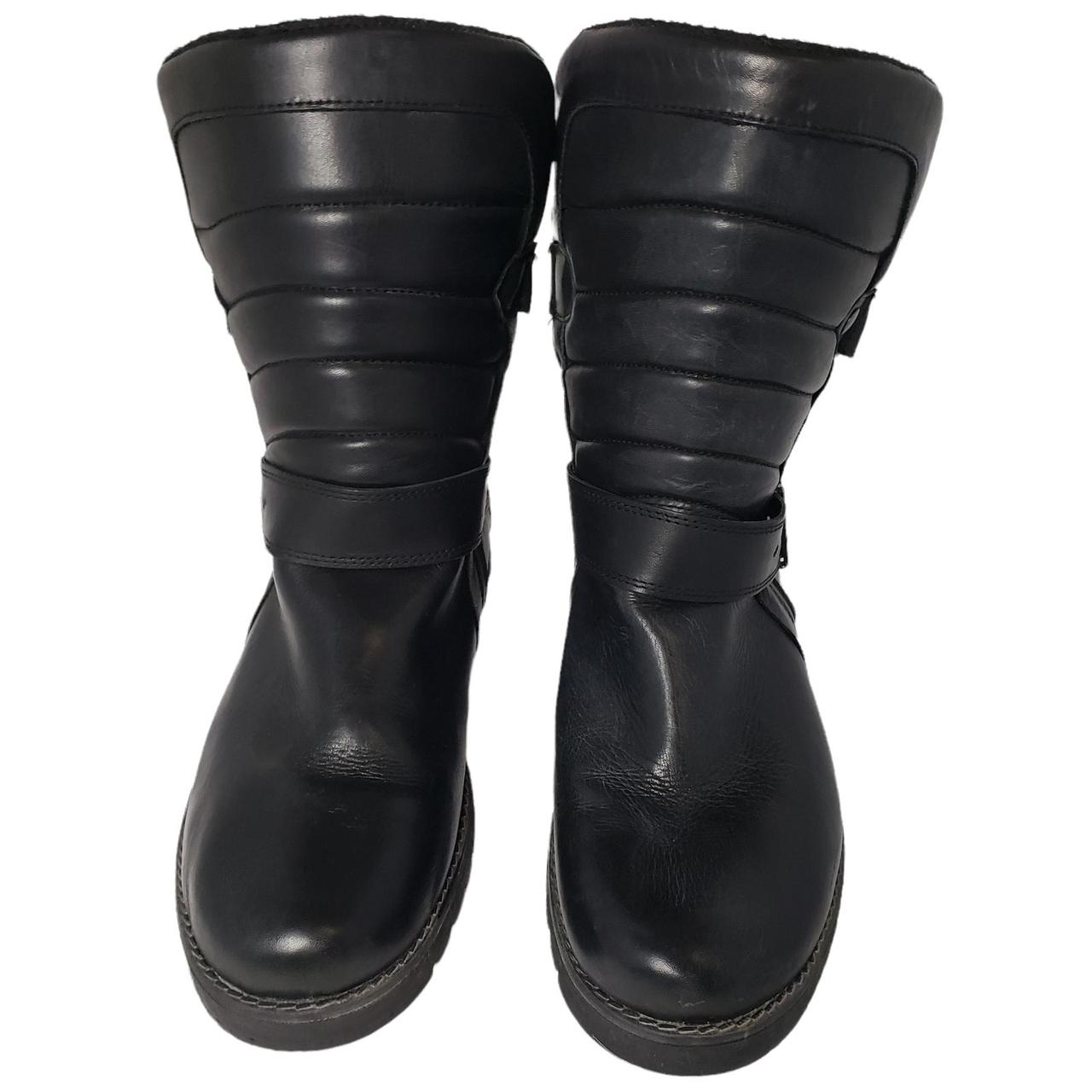 Product Image 2 - Moto Biker Chick Leather Boots