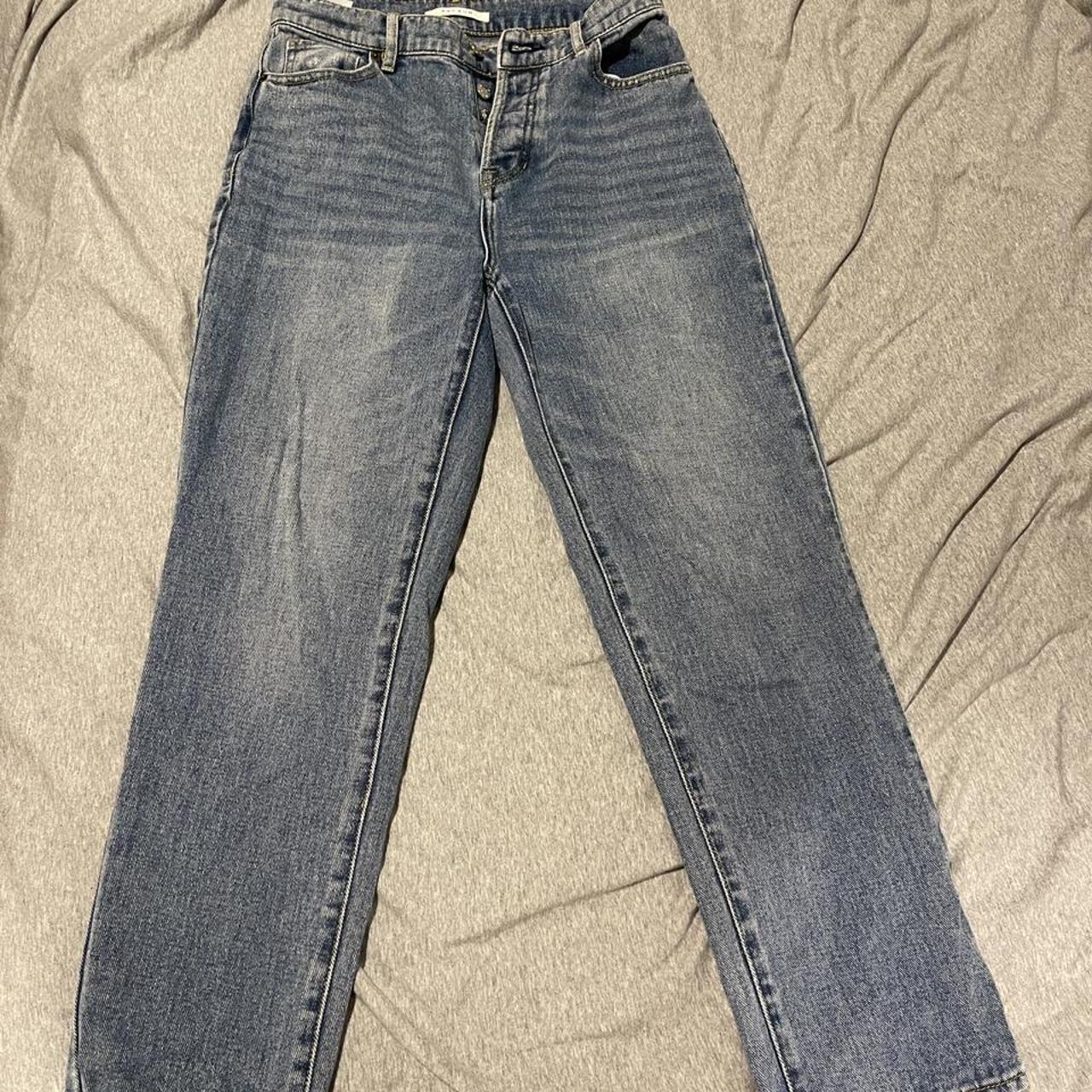 PACSUN HIGH RISE STRAIGHT JEANS Size: 25 - Depop