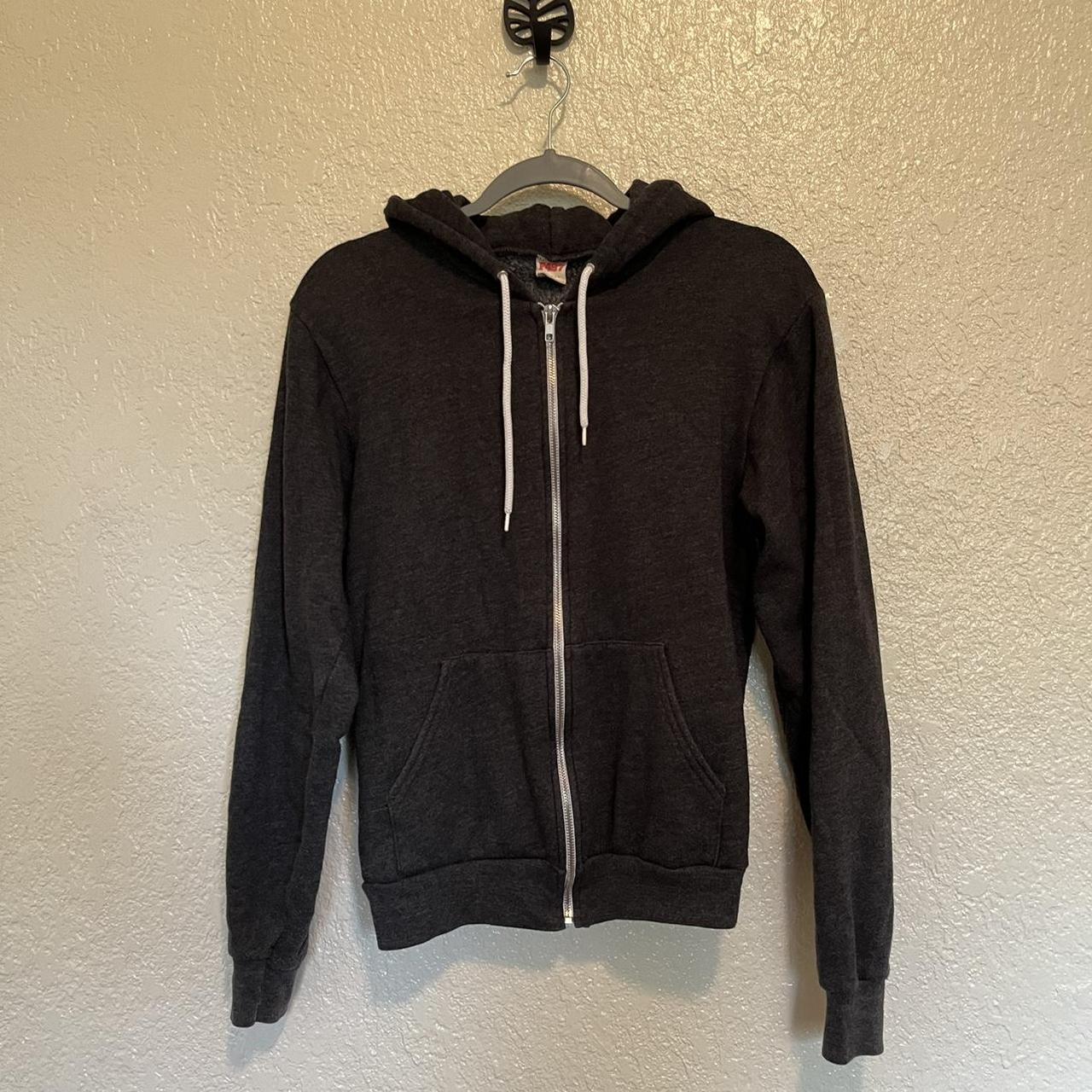 American Apparel Women's Grey Hoodie | Depop