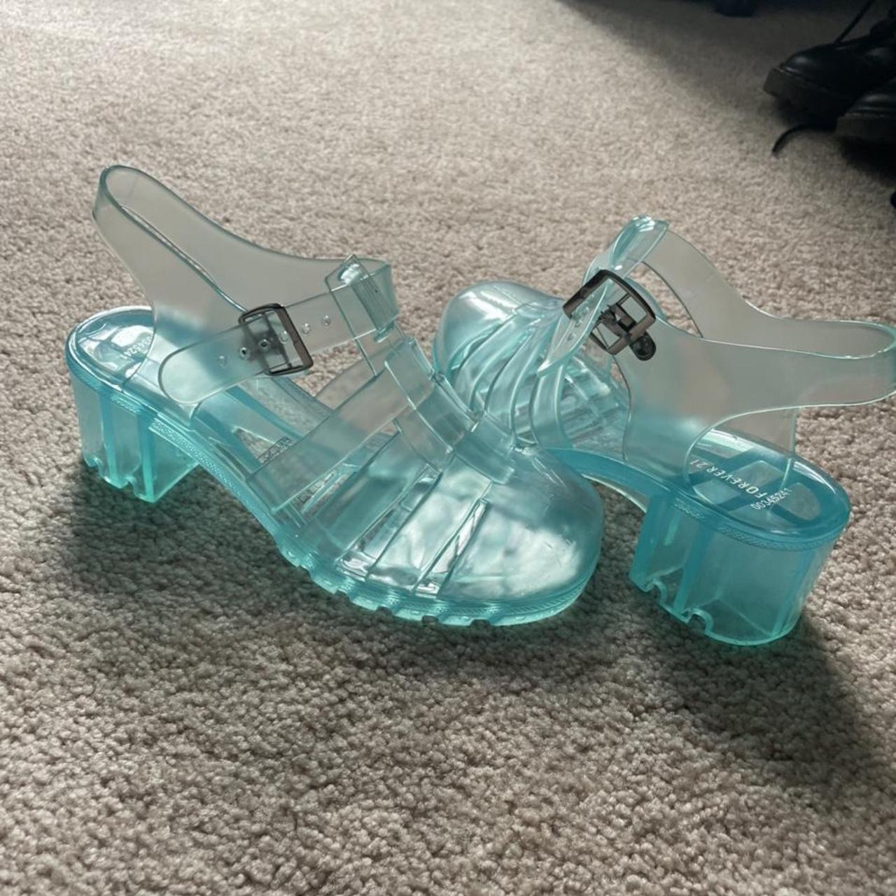 Womens Jelly platform shoes - Depop