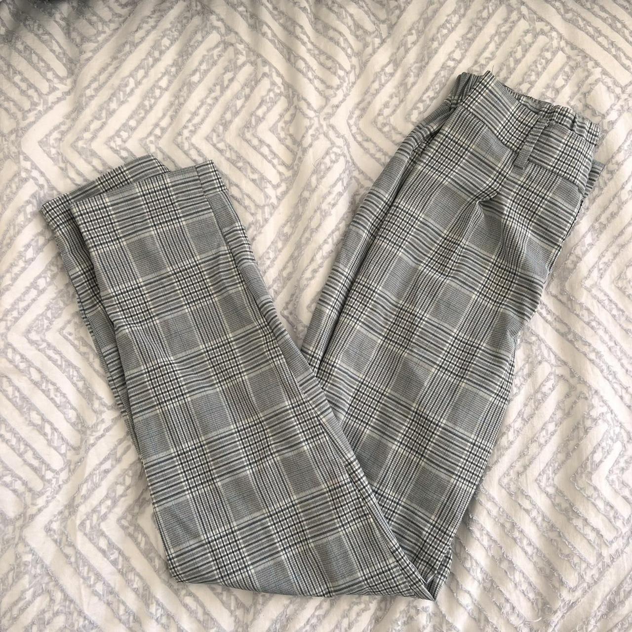 mens plaid pants zara