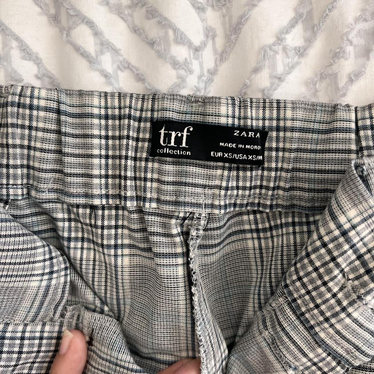 mens plaid pants zara