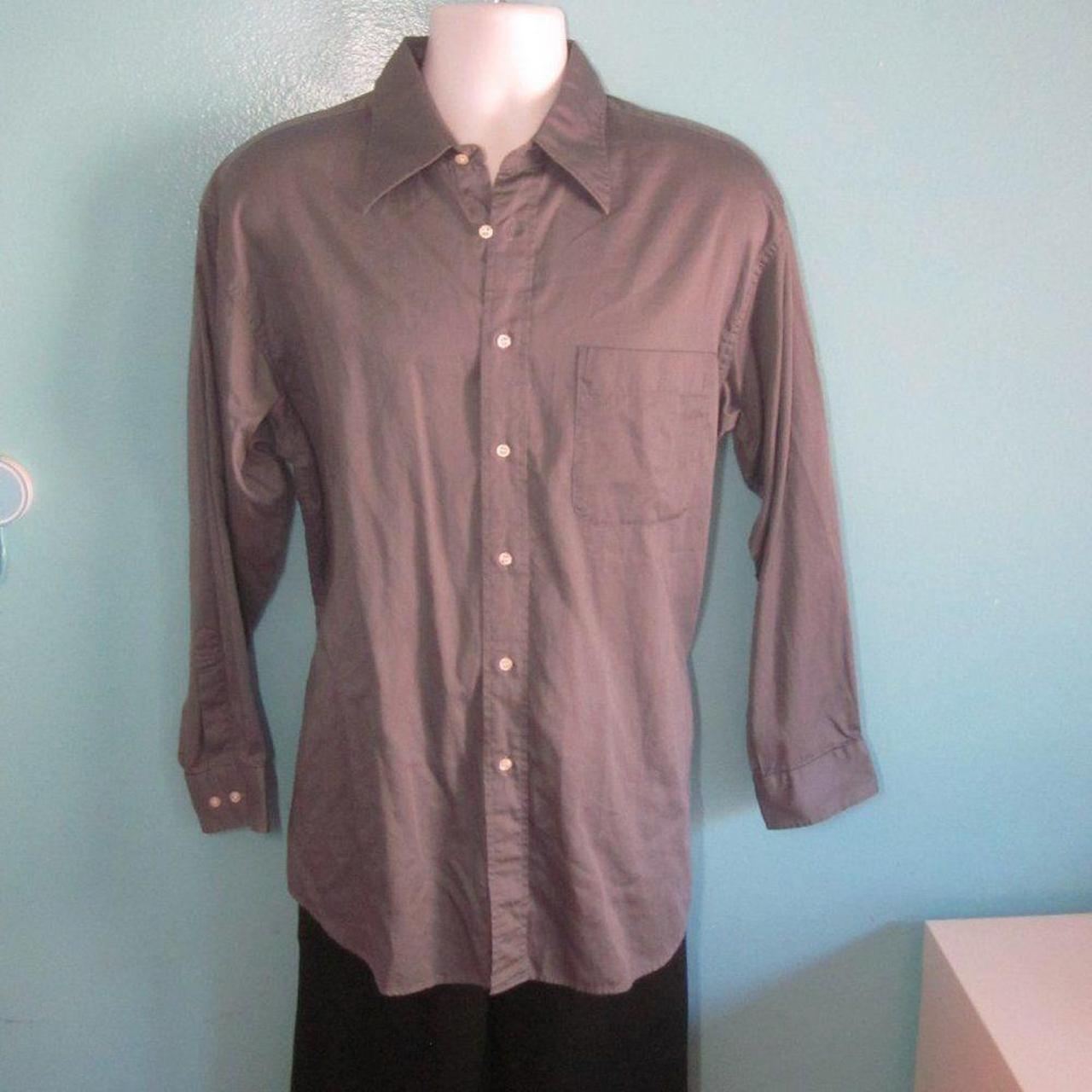 Hiroko Koshino Homme Mens Gray Shirt Marked Size... - Depop