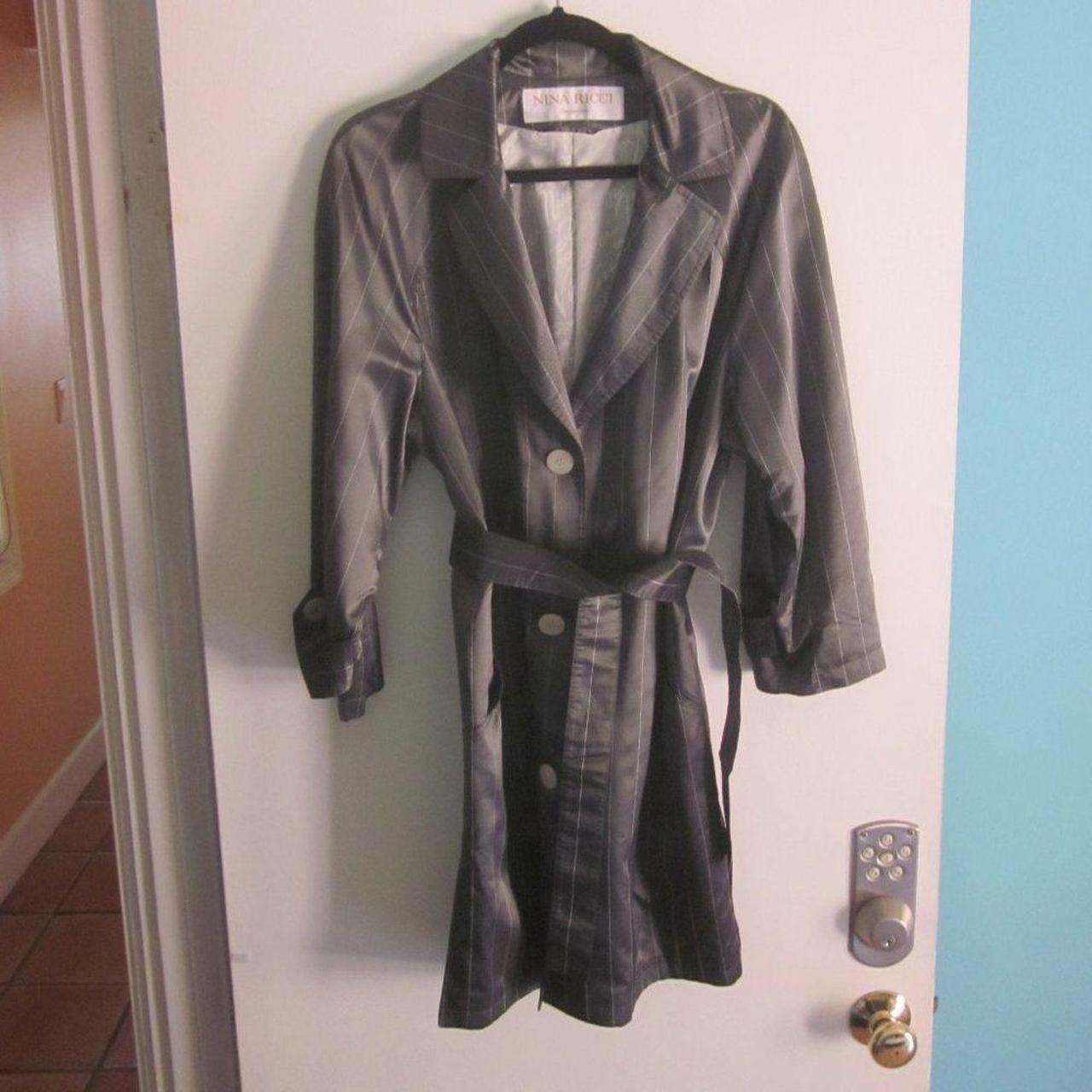 Product Image 1 - Nina Ricci Gray Stripe Trench