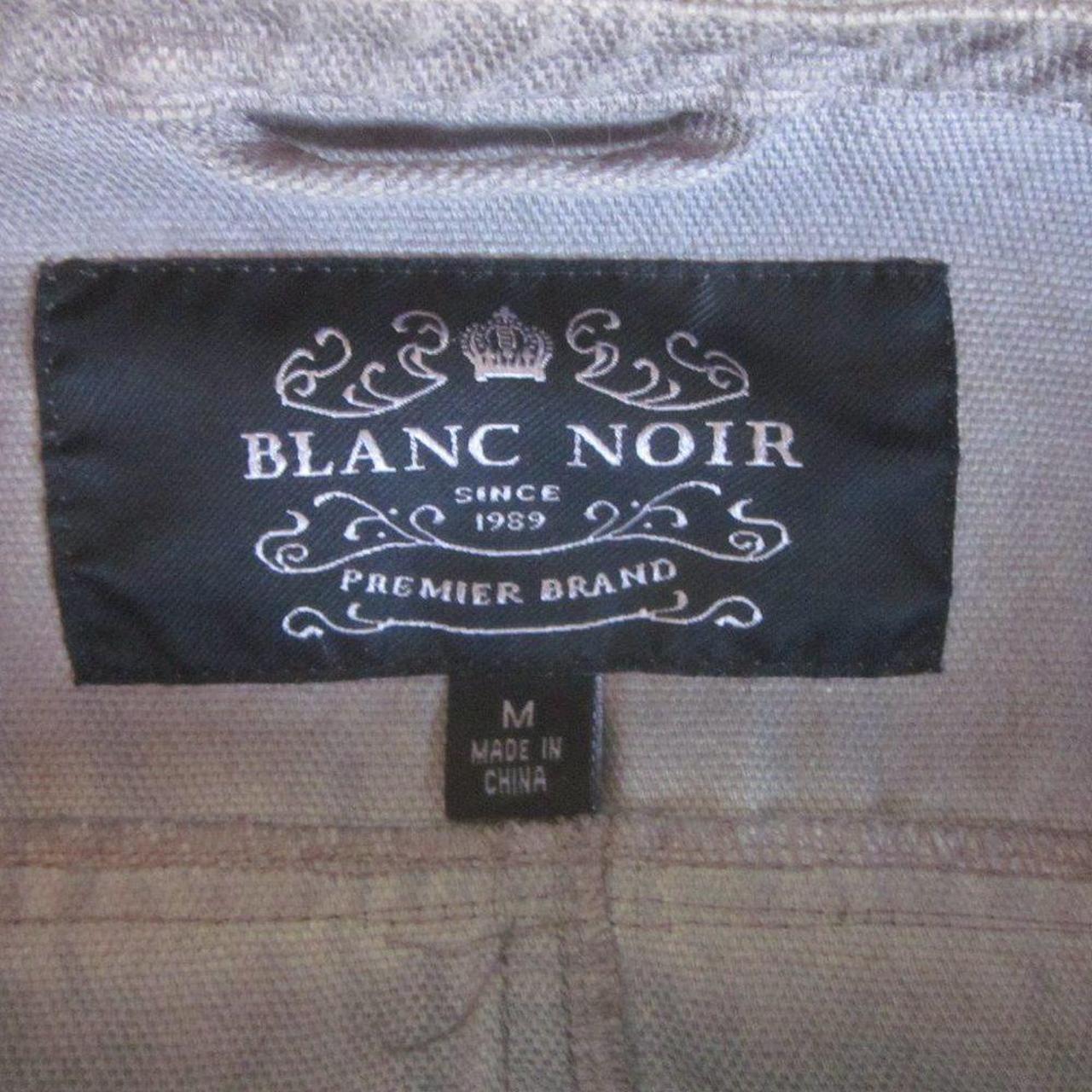 Blanc Noir Moto Jacket Size M Gray weathered