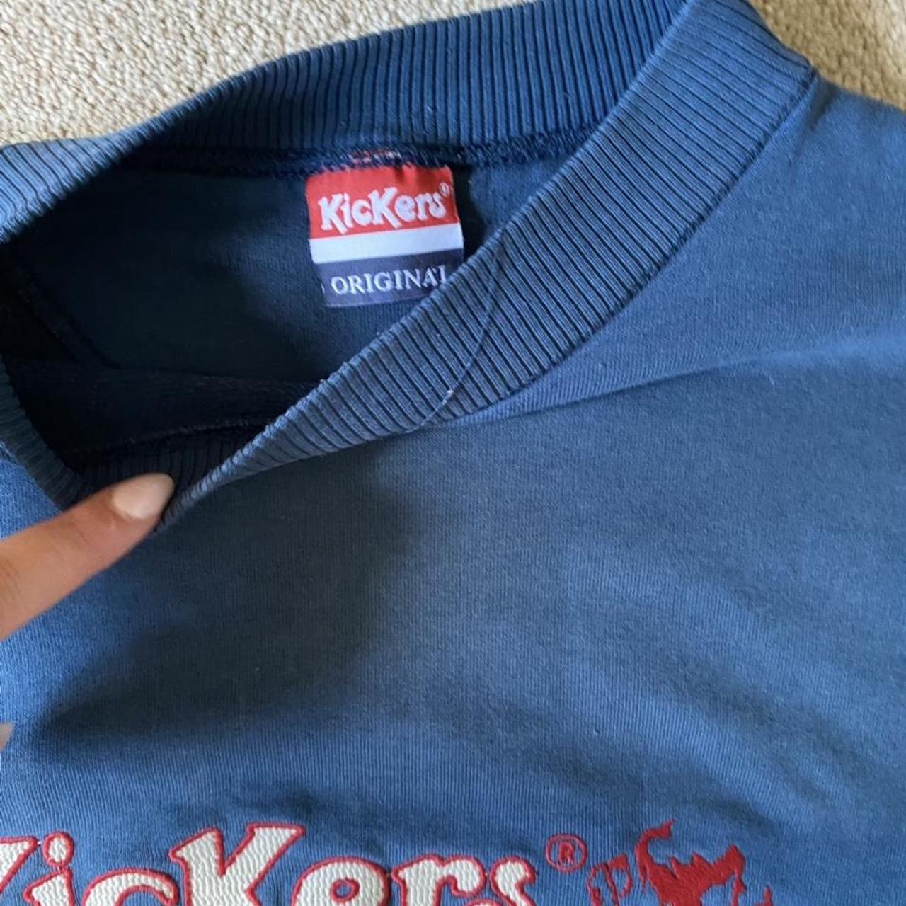 Kickers Blue Sweatshirt - Depop