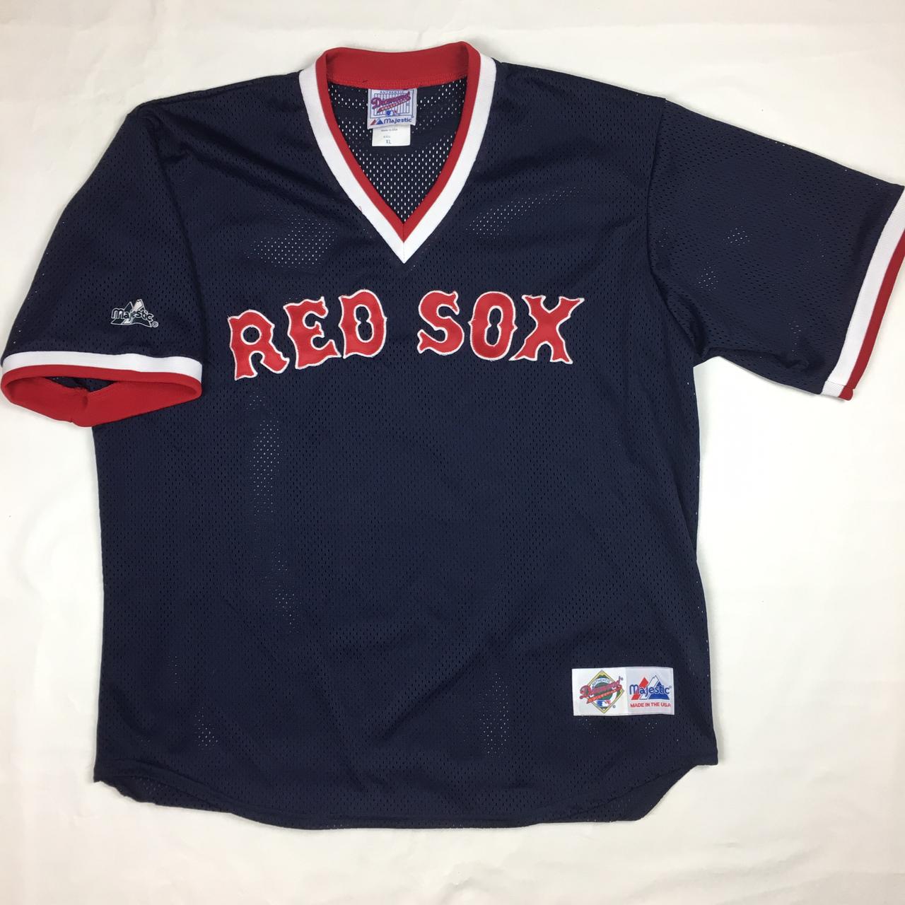 Majestic Boston Red Sox Baseball Jersey “Edgar - Depop