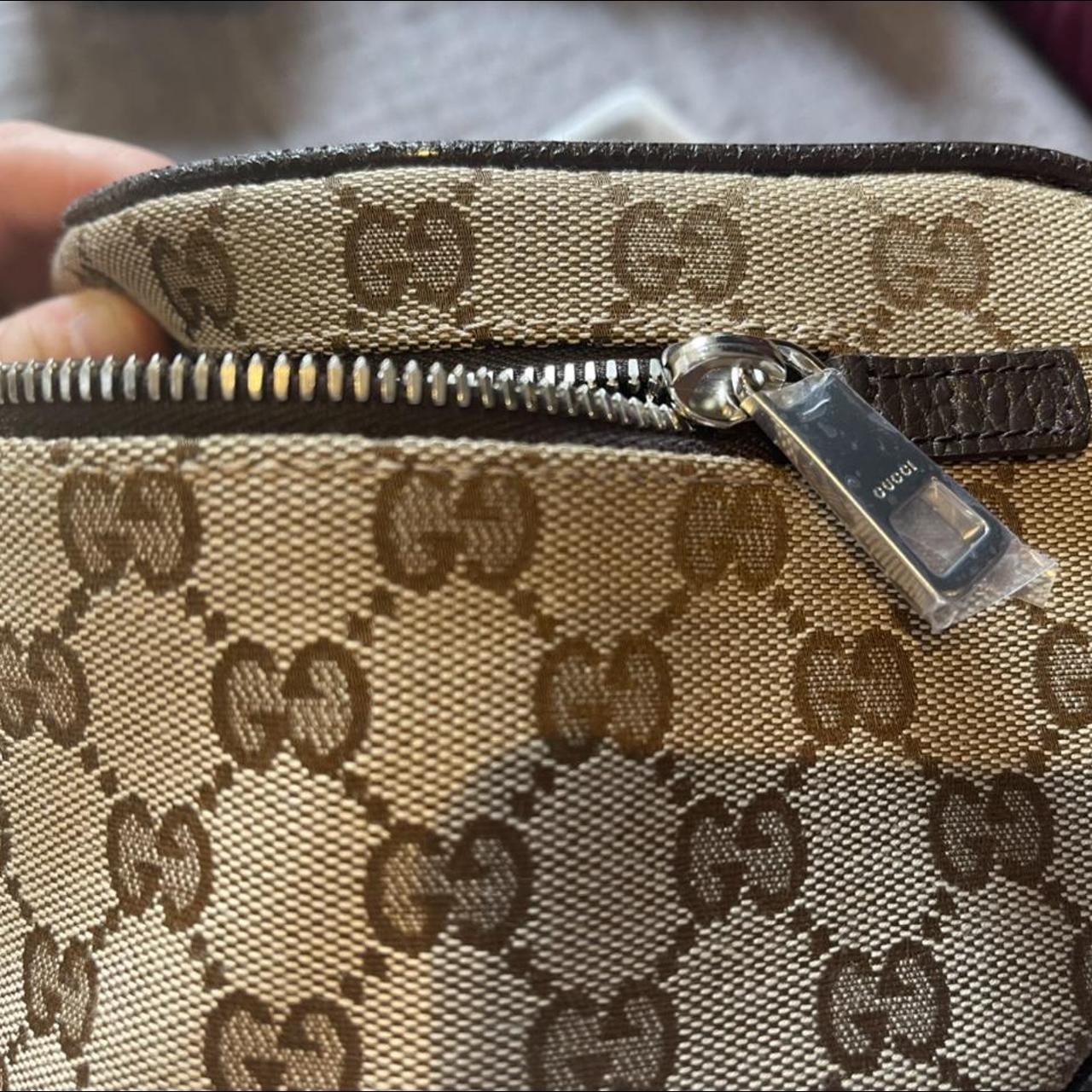 Brand new AUTHENTIC Gucci belt crossbody bag Canvas... Depop