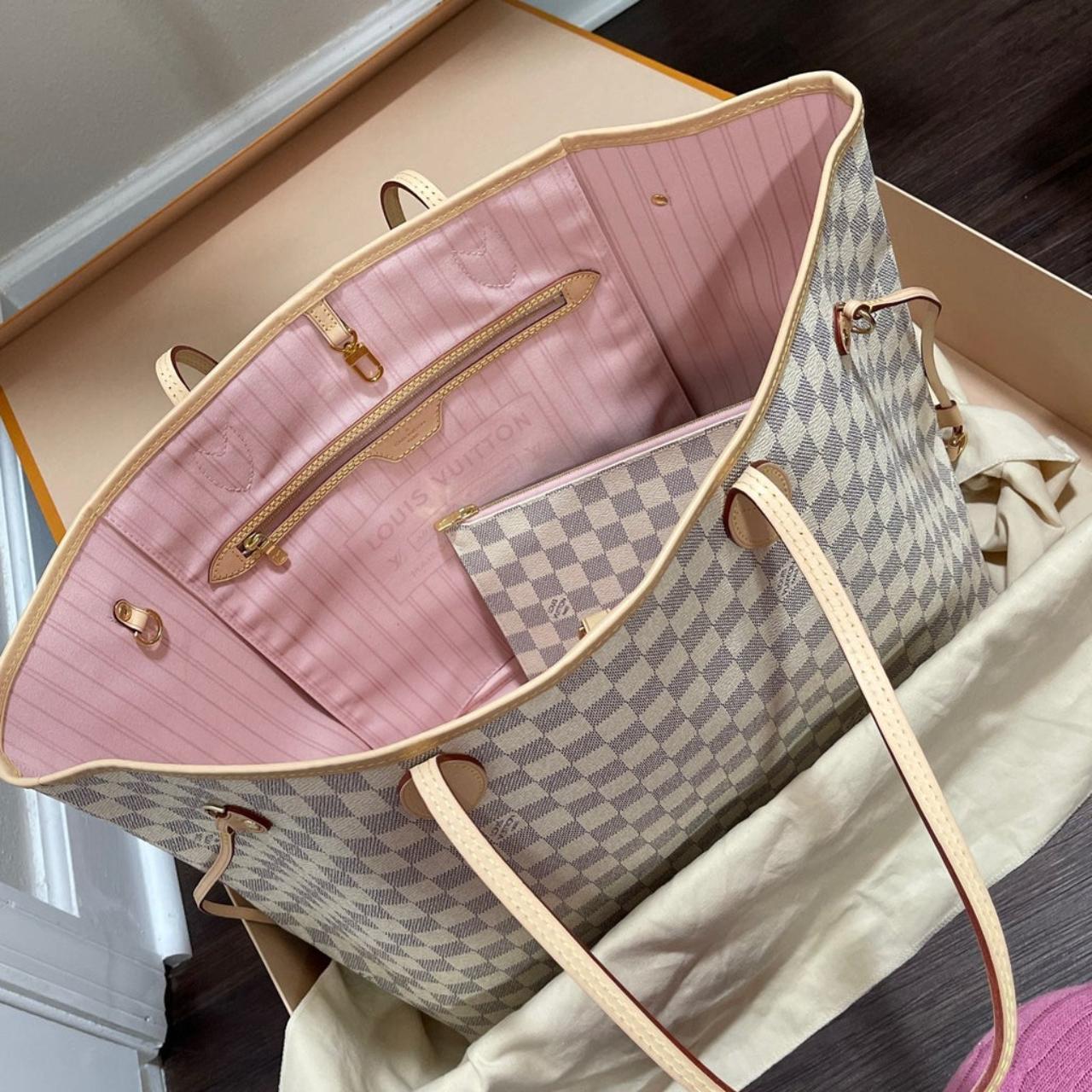 louis vuitton neverfull gm pink inside