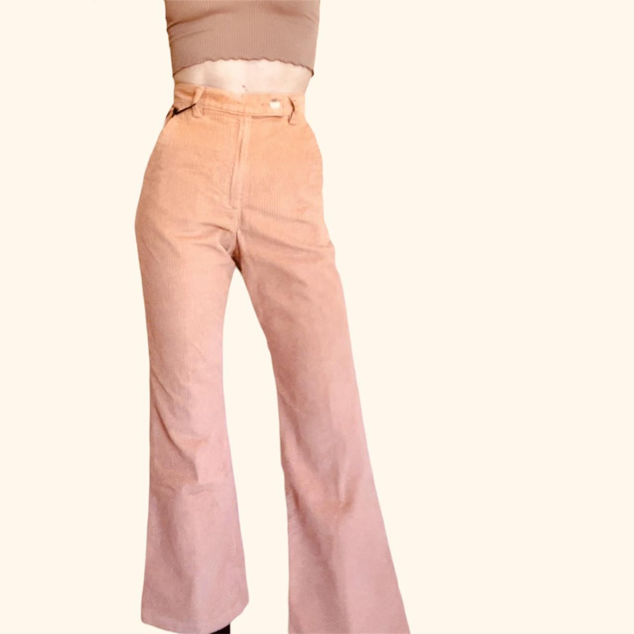 Levi's Women's Pink and Orange Trousers | Depop