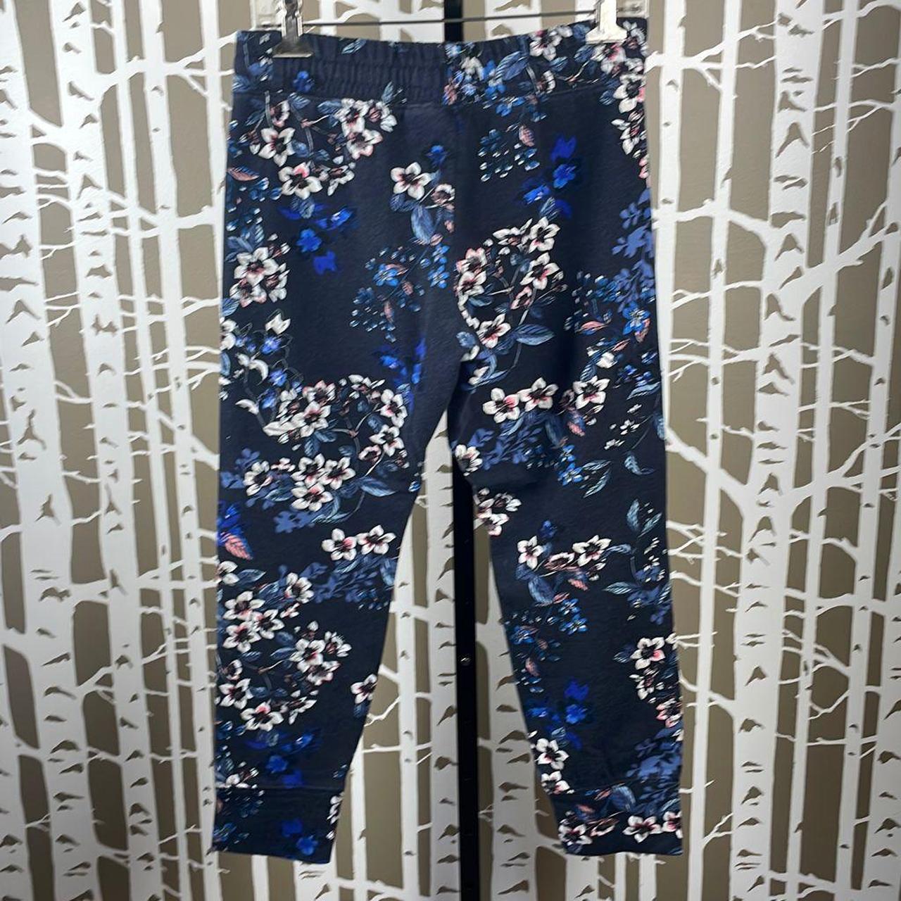 Label of Graded Goods Black Floral Print Cropped... - Depop