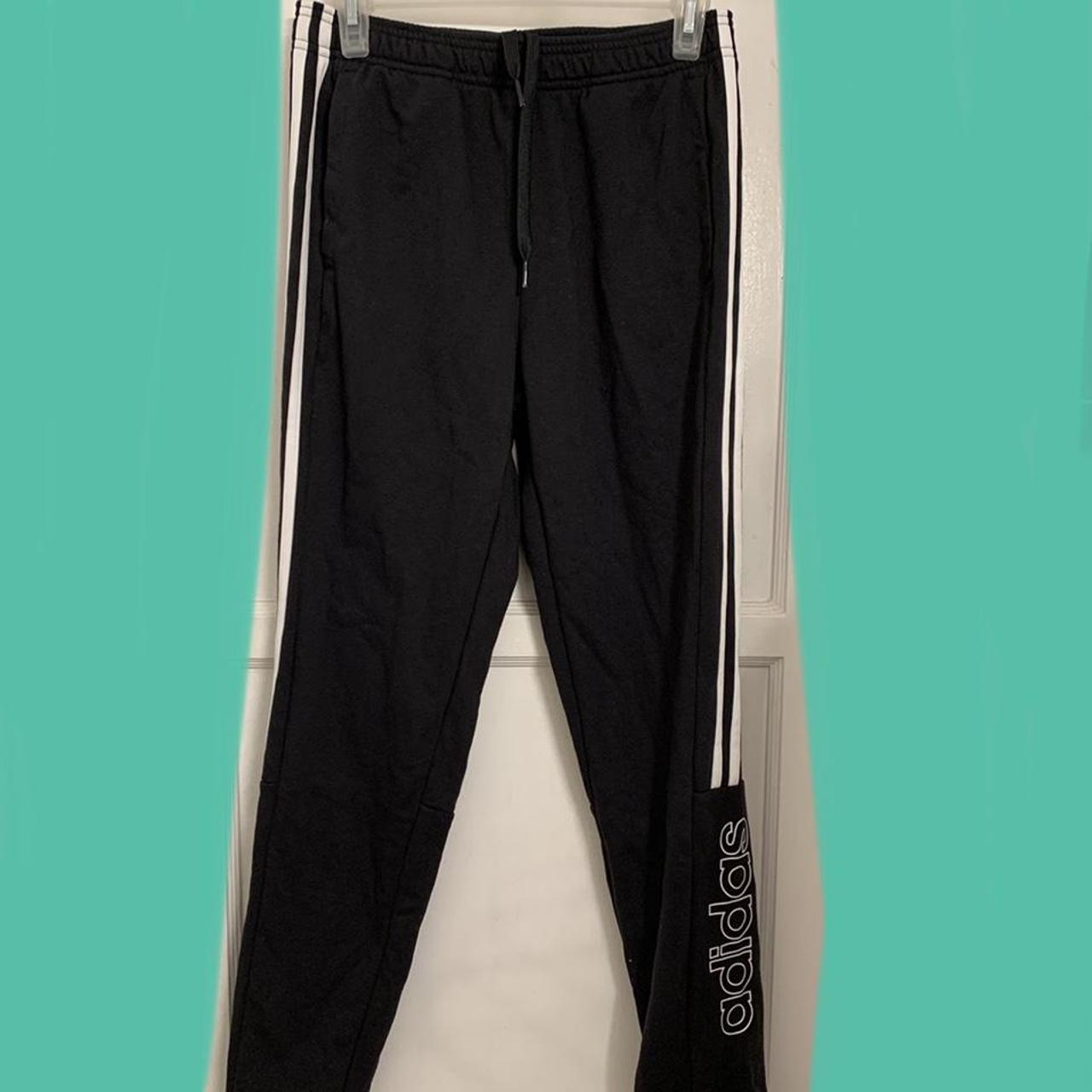 Adidas three stripes online joggers