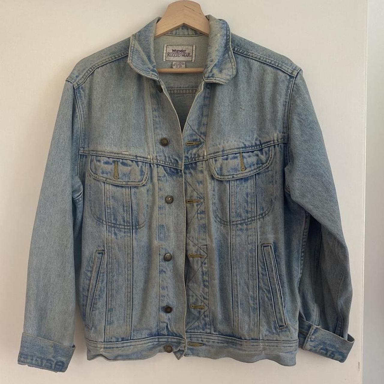 Authentic vintage #wrangler denim jacket in XL.... - Depop