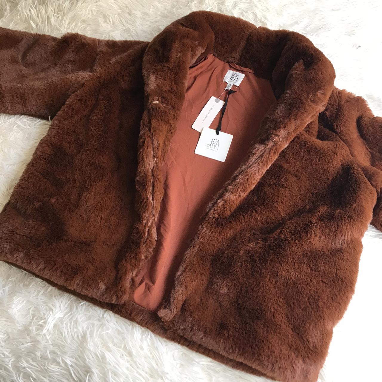 joules stella faux fur coat