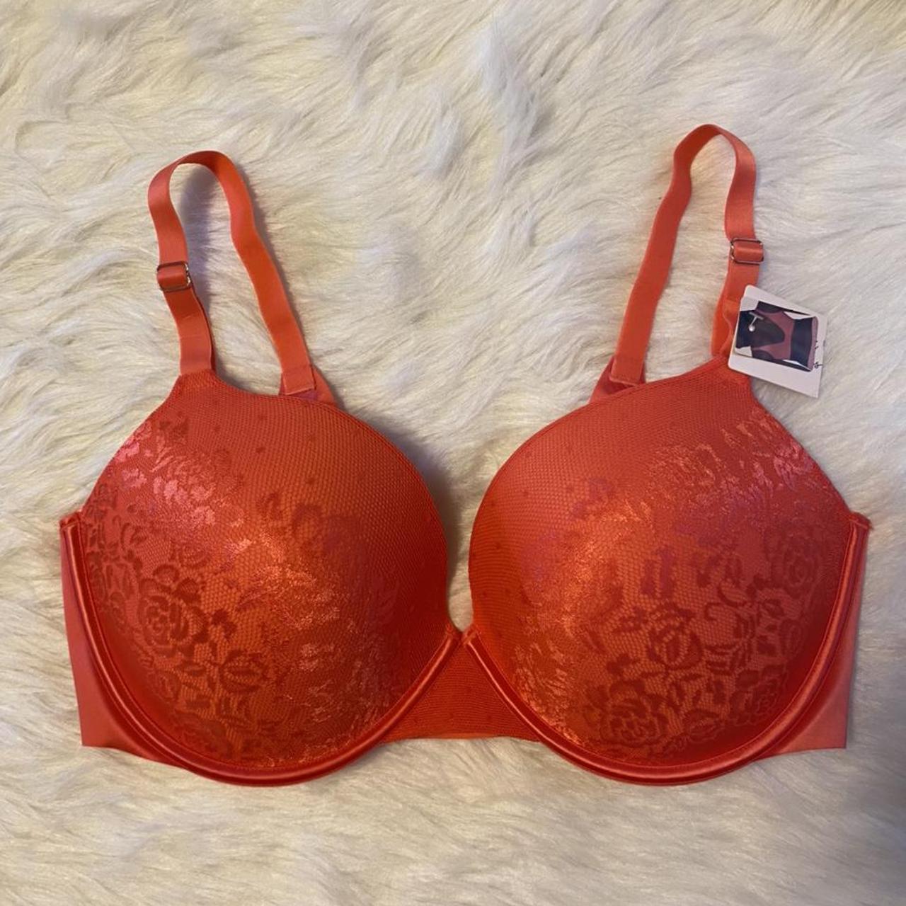 Secret Treasures💗Red Rover Back Smoothing Lace Push Up Bra💗36DD