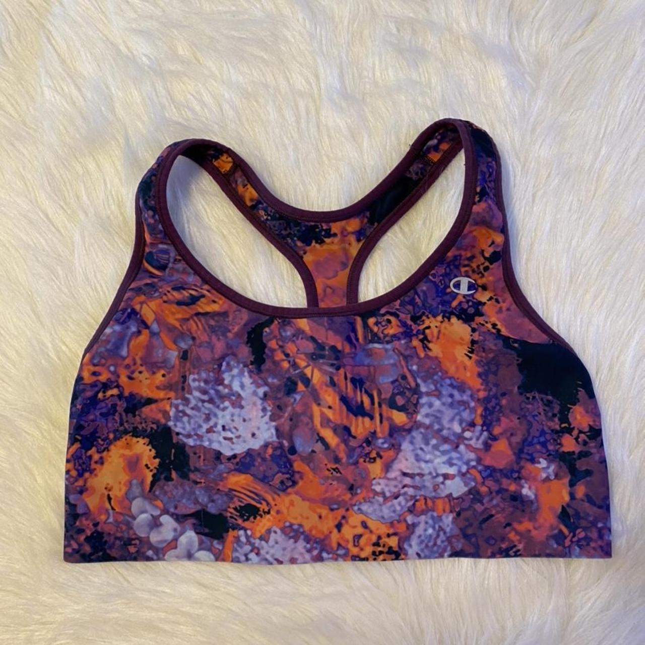 Champion Women's Sports Bra No size tag. Band... - Depop