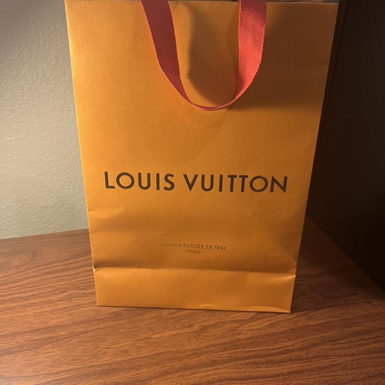 Soooo I decided to take an old Louis Vuitton shopping bag 🛍 and