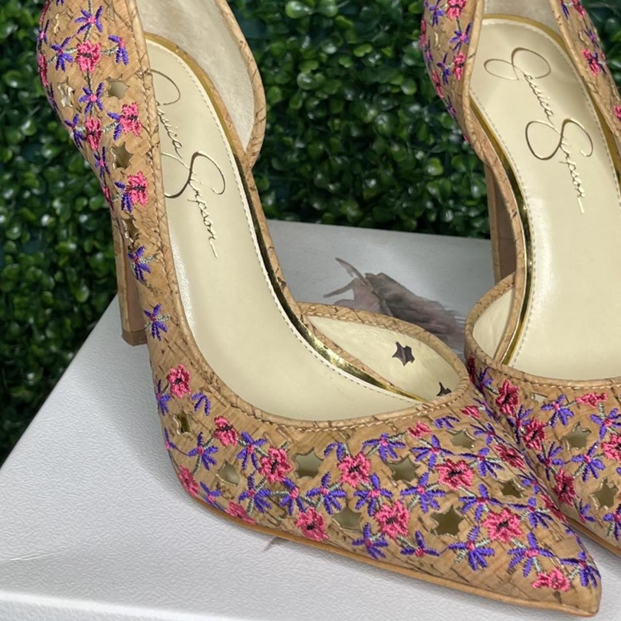 Jessica simpson floral on sale pumps