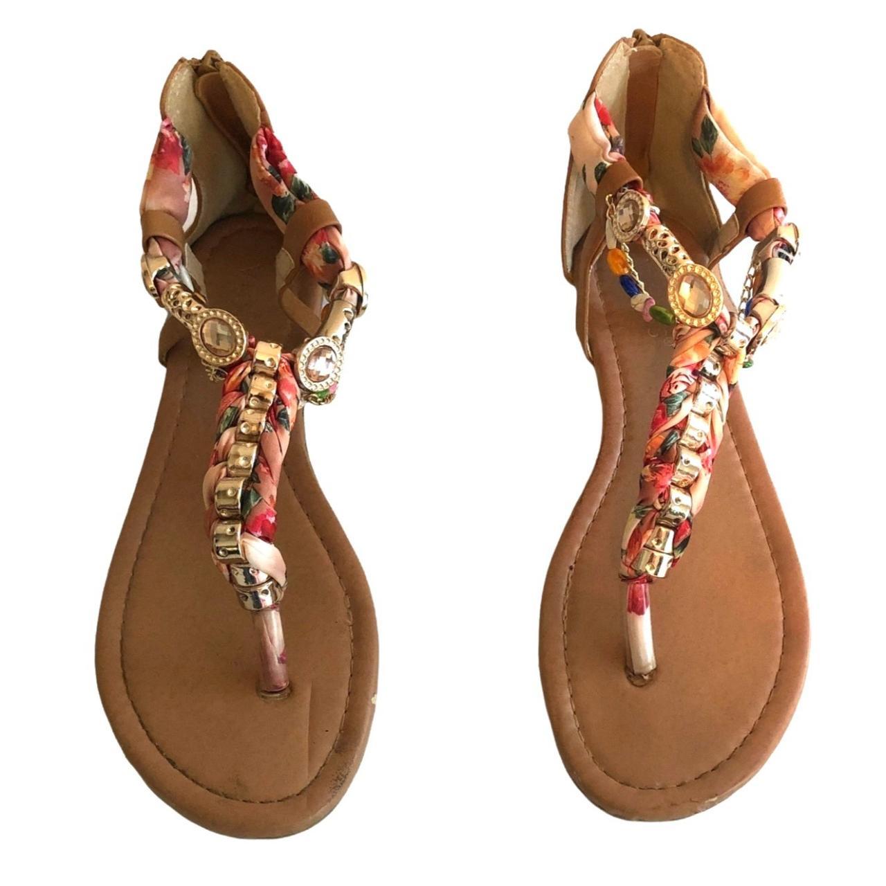 Women's Tan Sandals | Depop