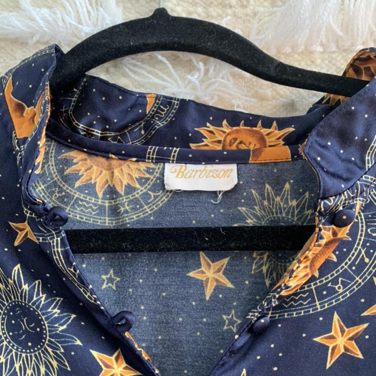Vanity Fair Women's Navy and Gold Pajamas (4)