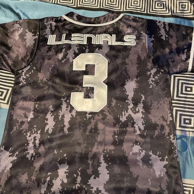 Illenium Camo/Black 3M Illenials baseball jersey Medium