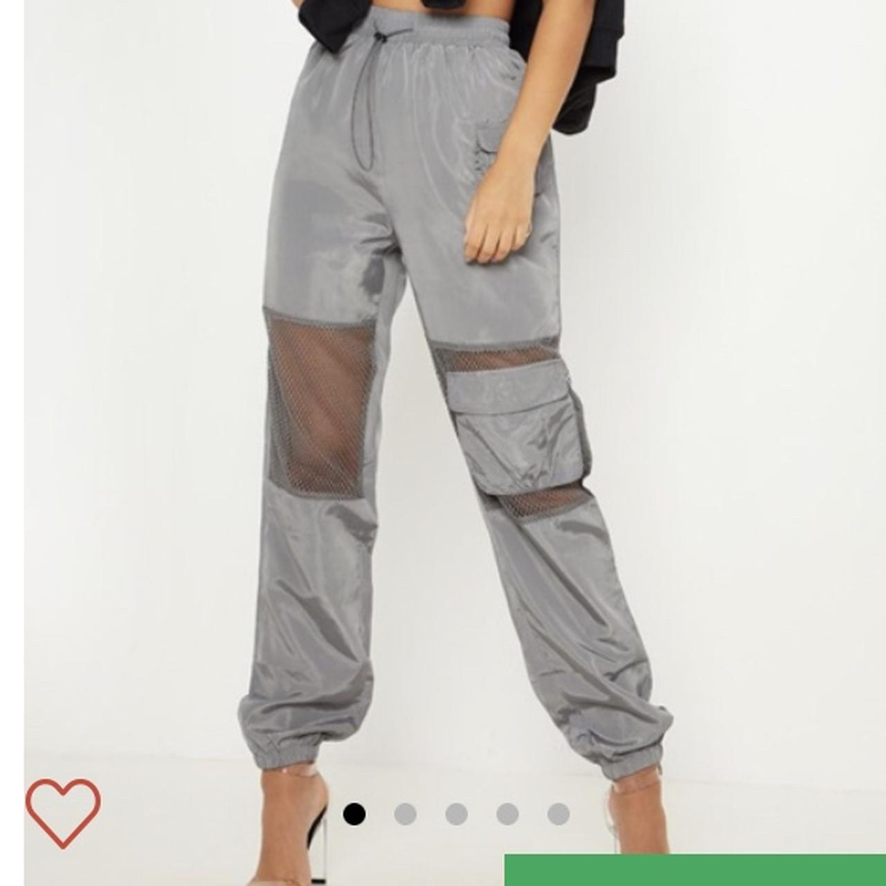 Grey discount shell joggers