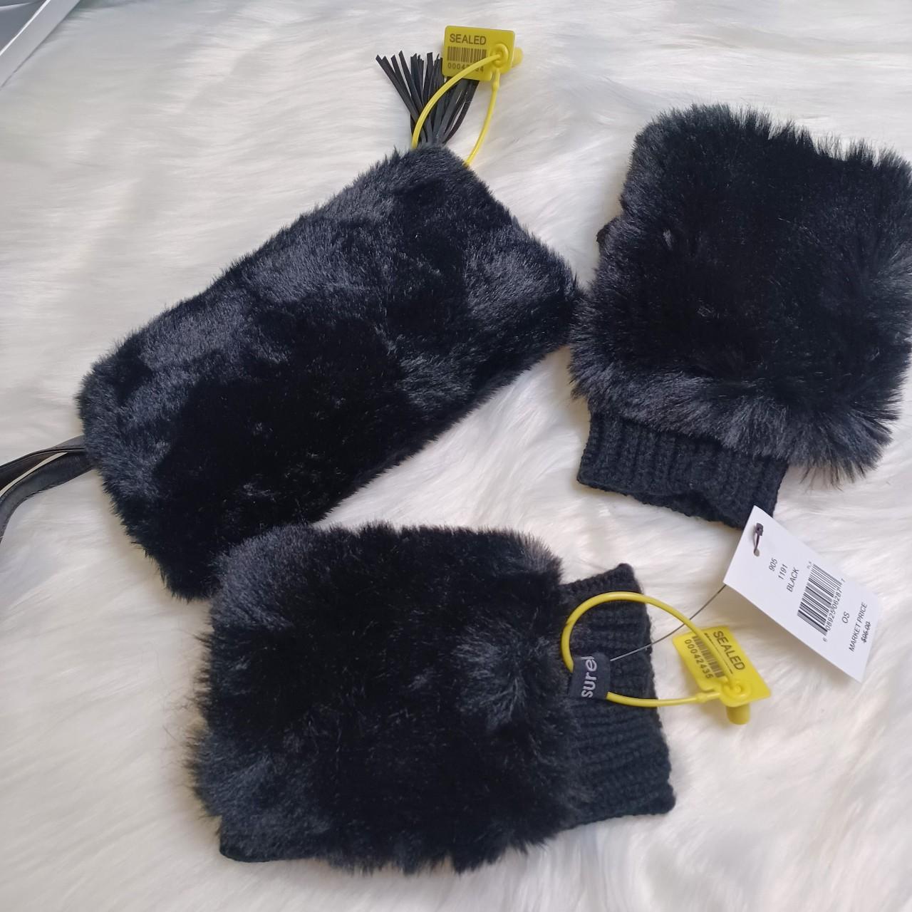 Surell fur store gloves