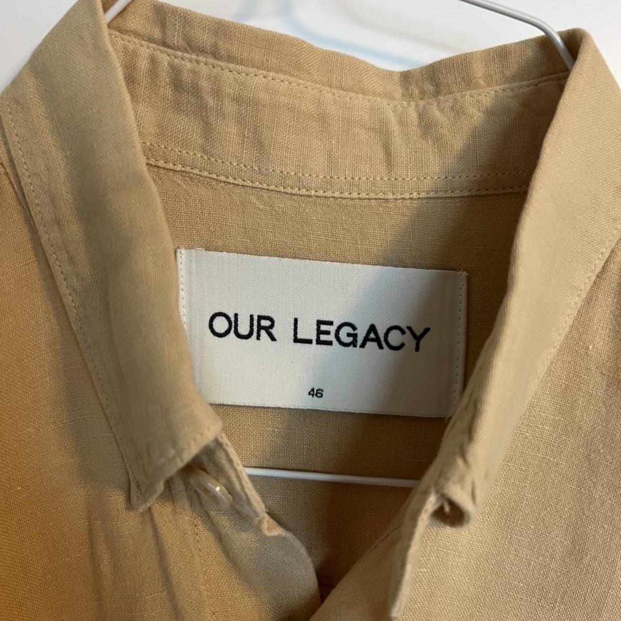 Our Legacy Men's Brown and Yellow Shirt (2)