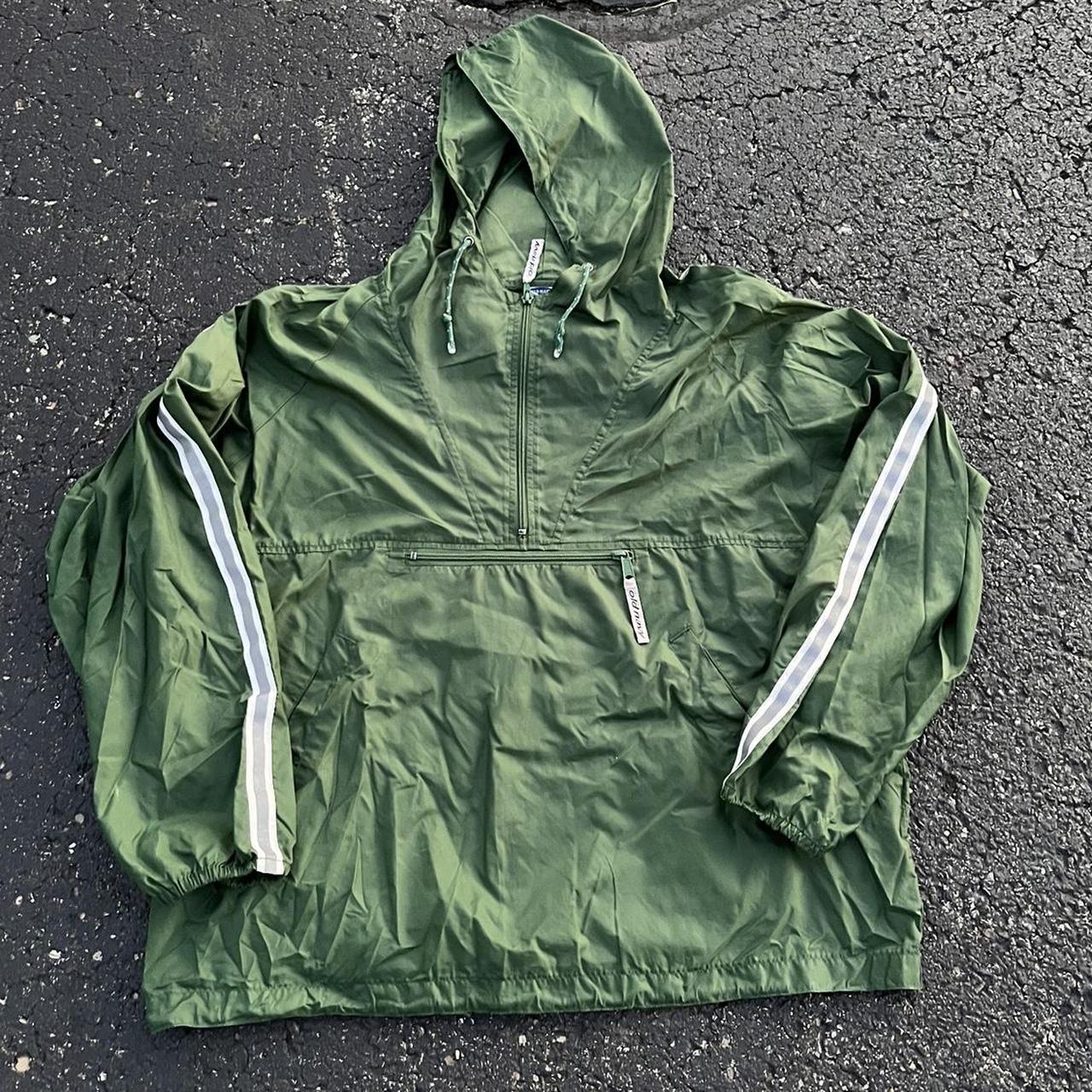 Old Navy Nylon windbreaker jacket size medium in... Depop