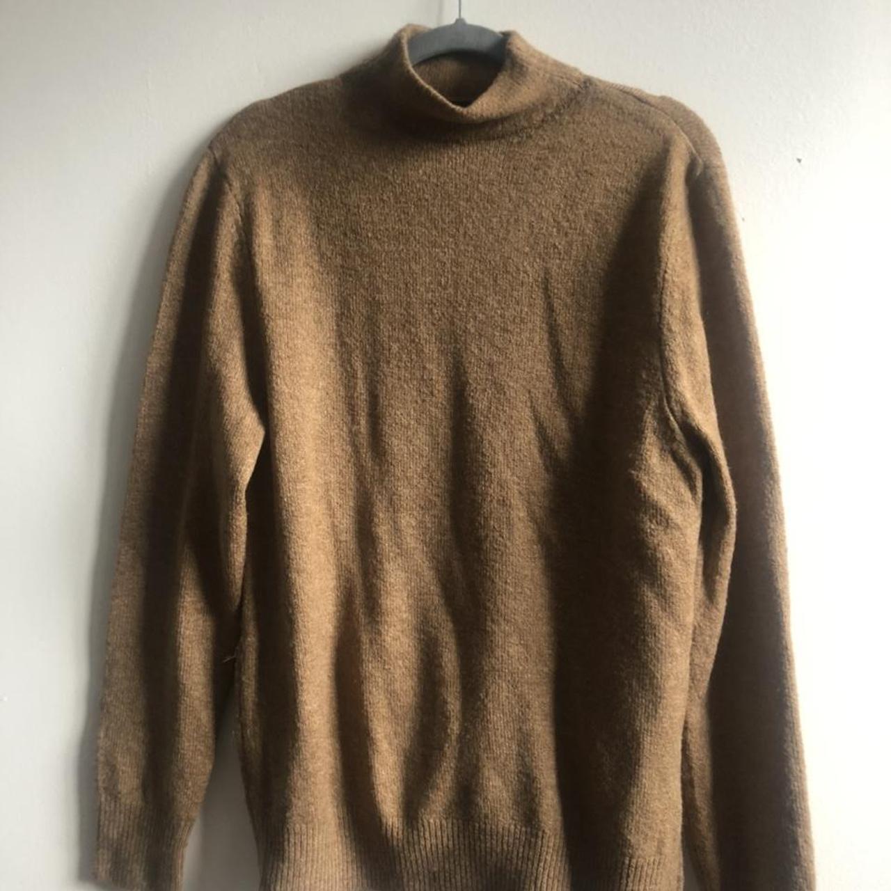 Burton Beige Jumper with side zips, size small. - Depop