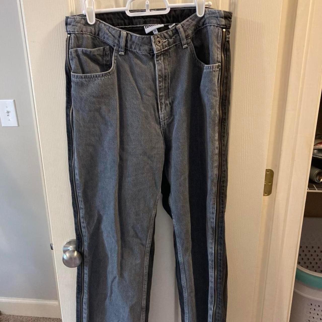 Ragged Priest jeans with side zipper. Really like... - Depop