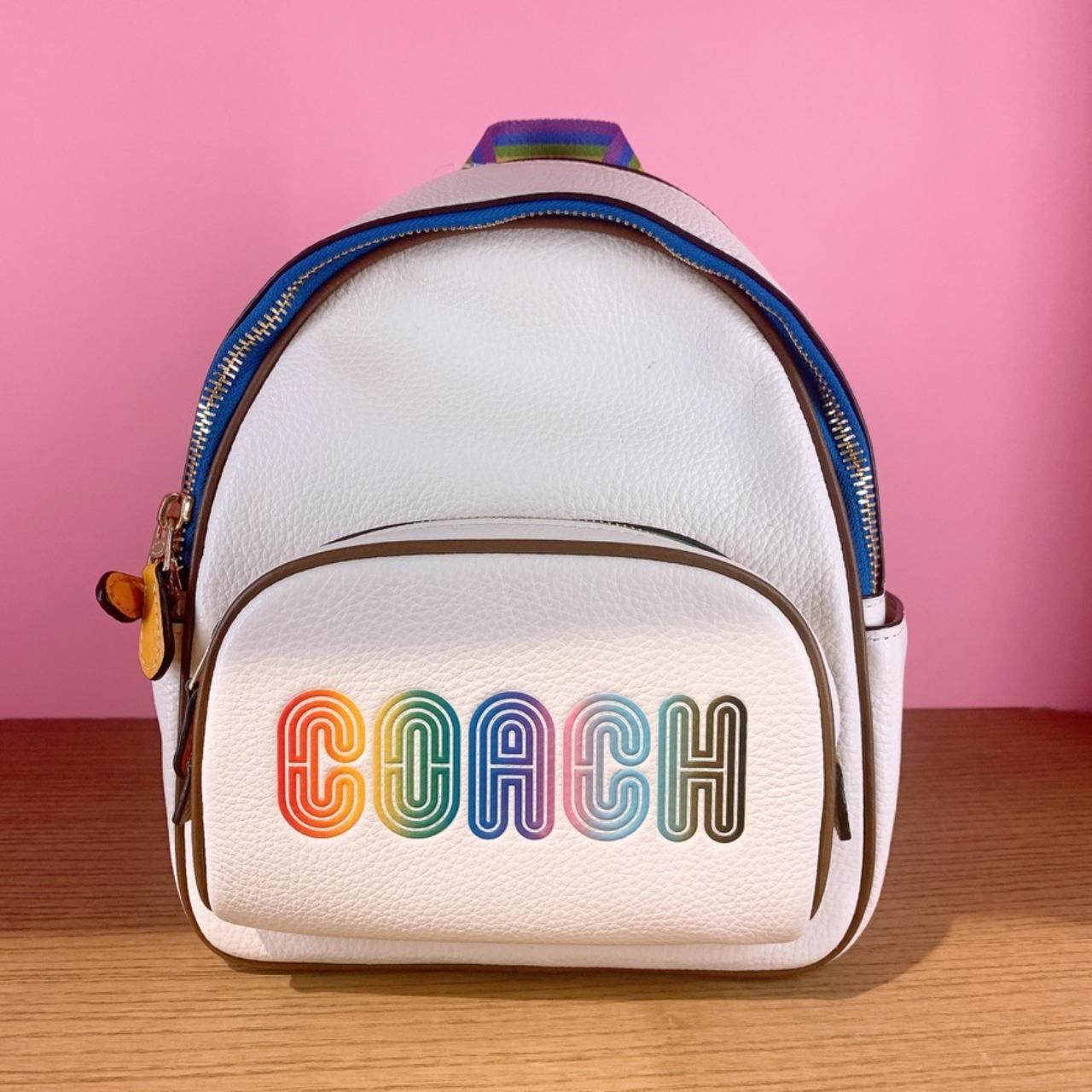 Coach newest rainbow Backpack