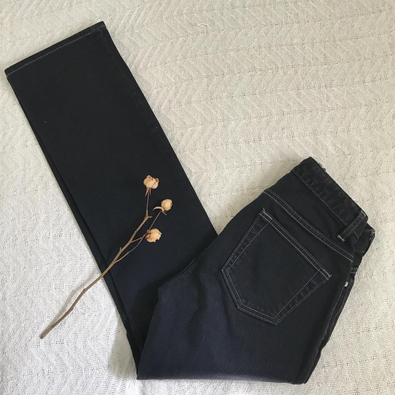 Gap black boot cut stretch jeans. Size 1R, waist... Depop
