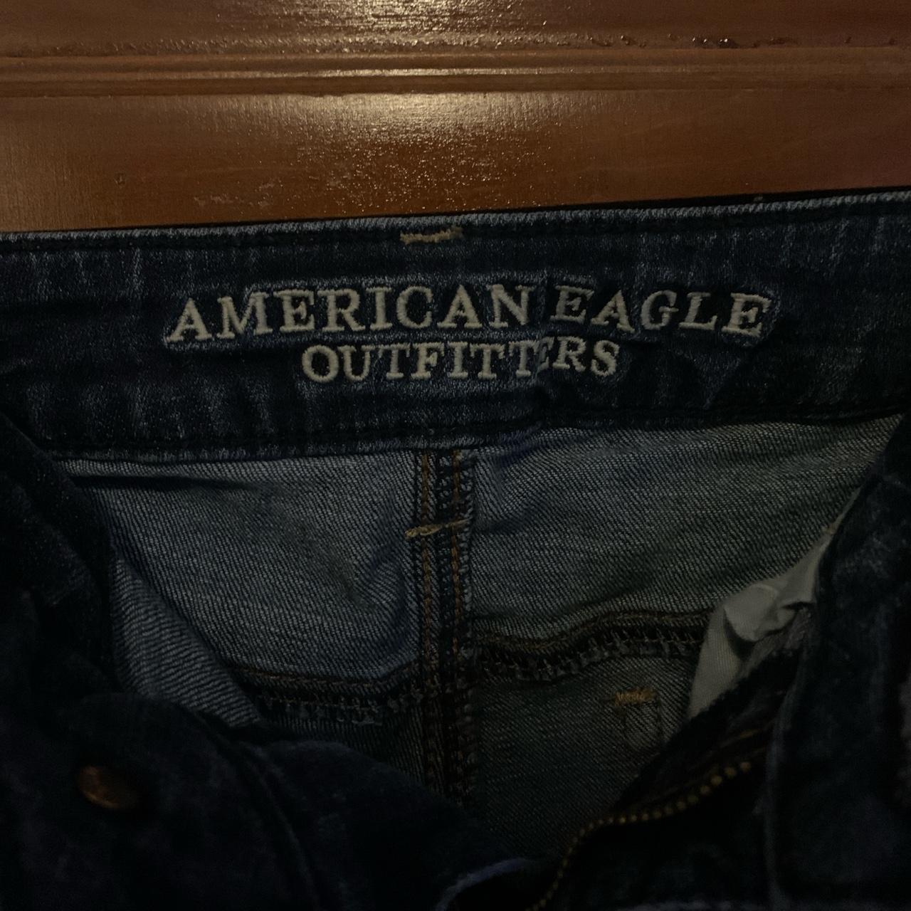 American Eagle Outfitters Women's Blue Leggings | Depop