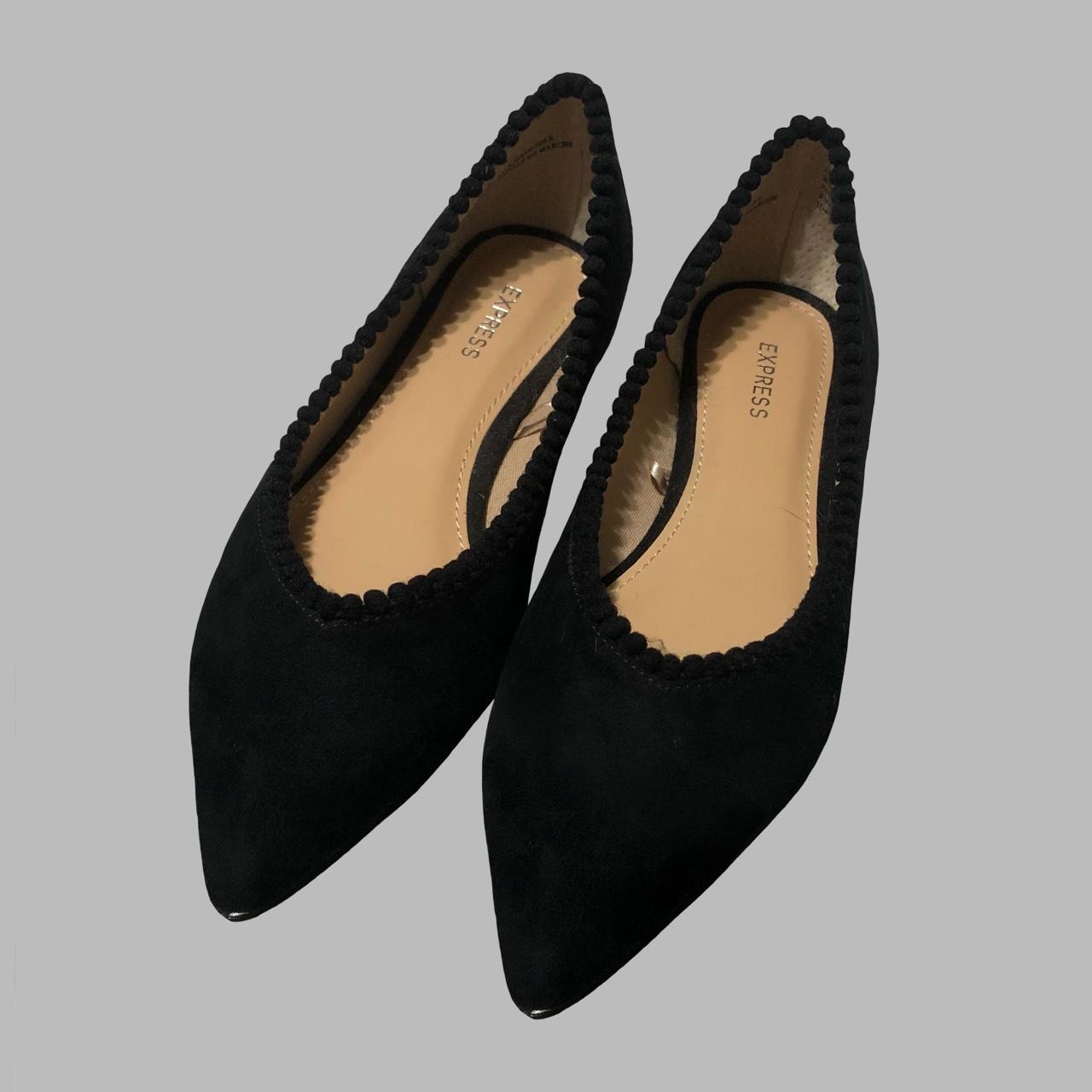 Express black hot sale flats