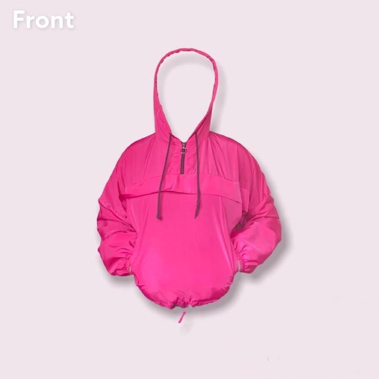 Hot pink windbreaker best sale