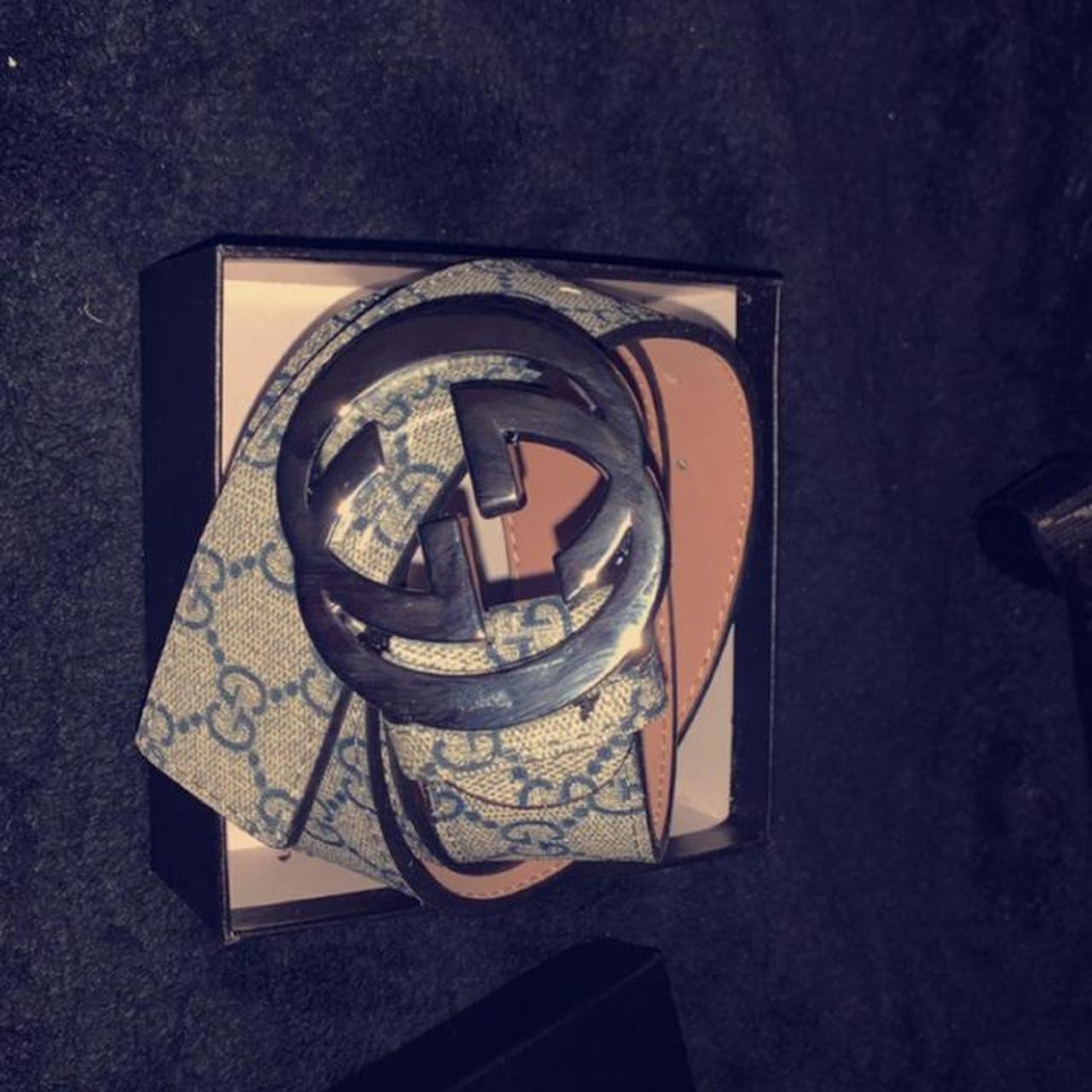 mens gucci belt with gold buckle