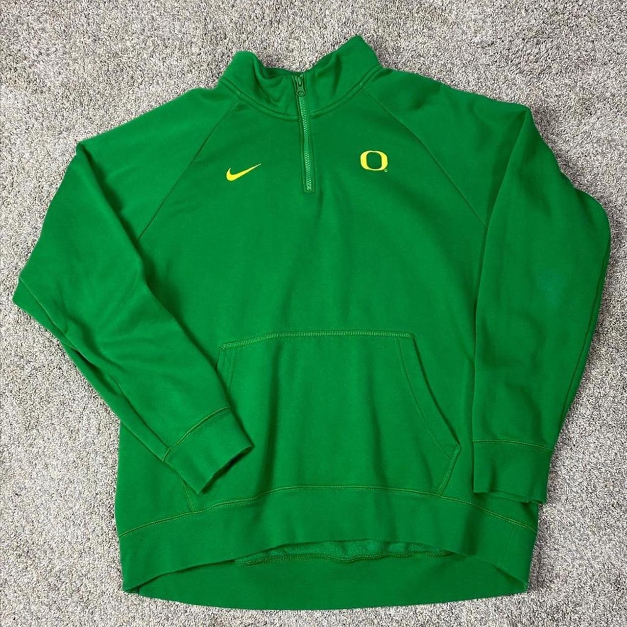 Green nike quarter discount zip