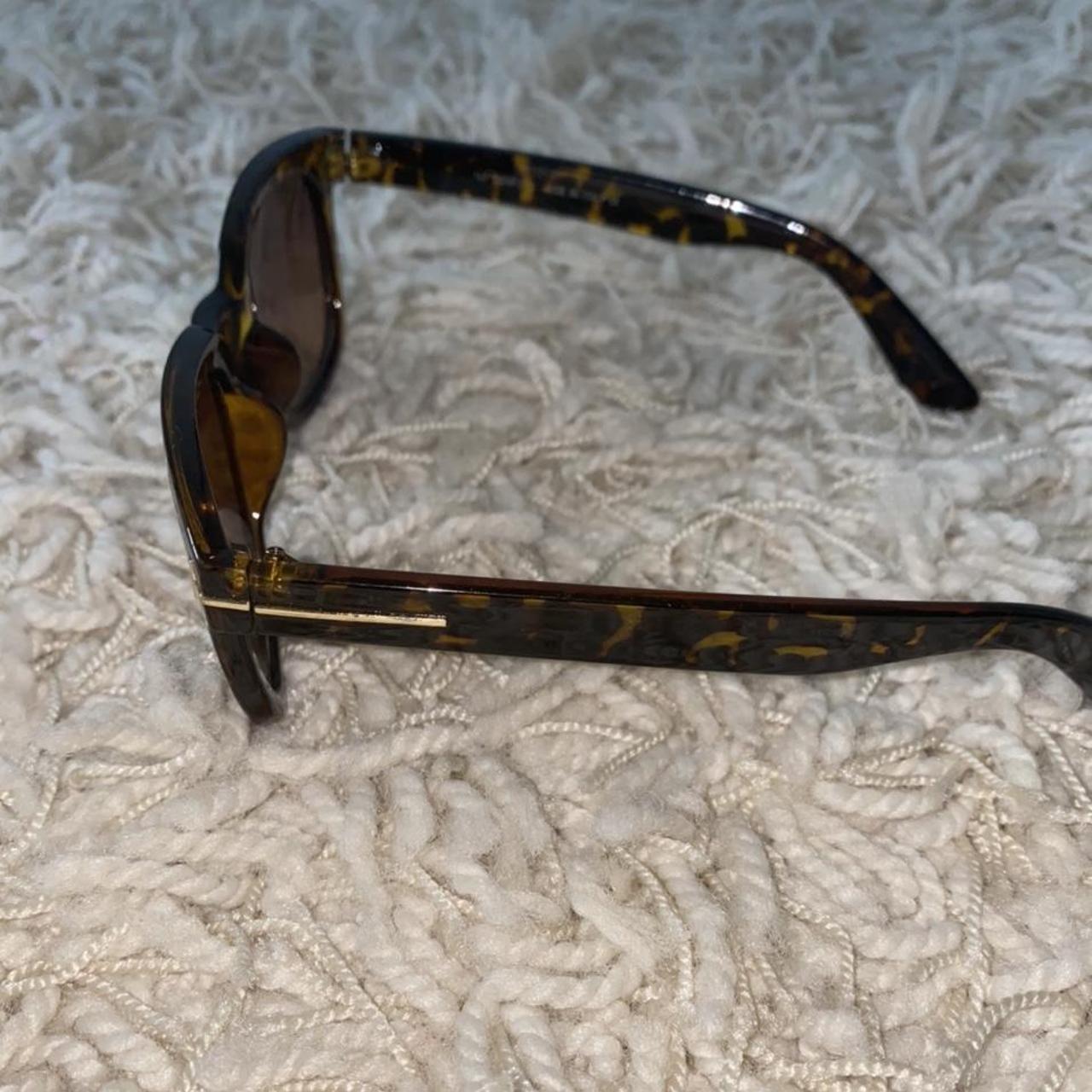 TOM FORD Women's Brown and Gold Sunglasses (3)