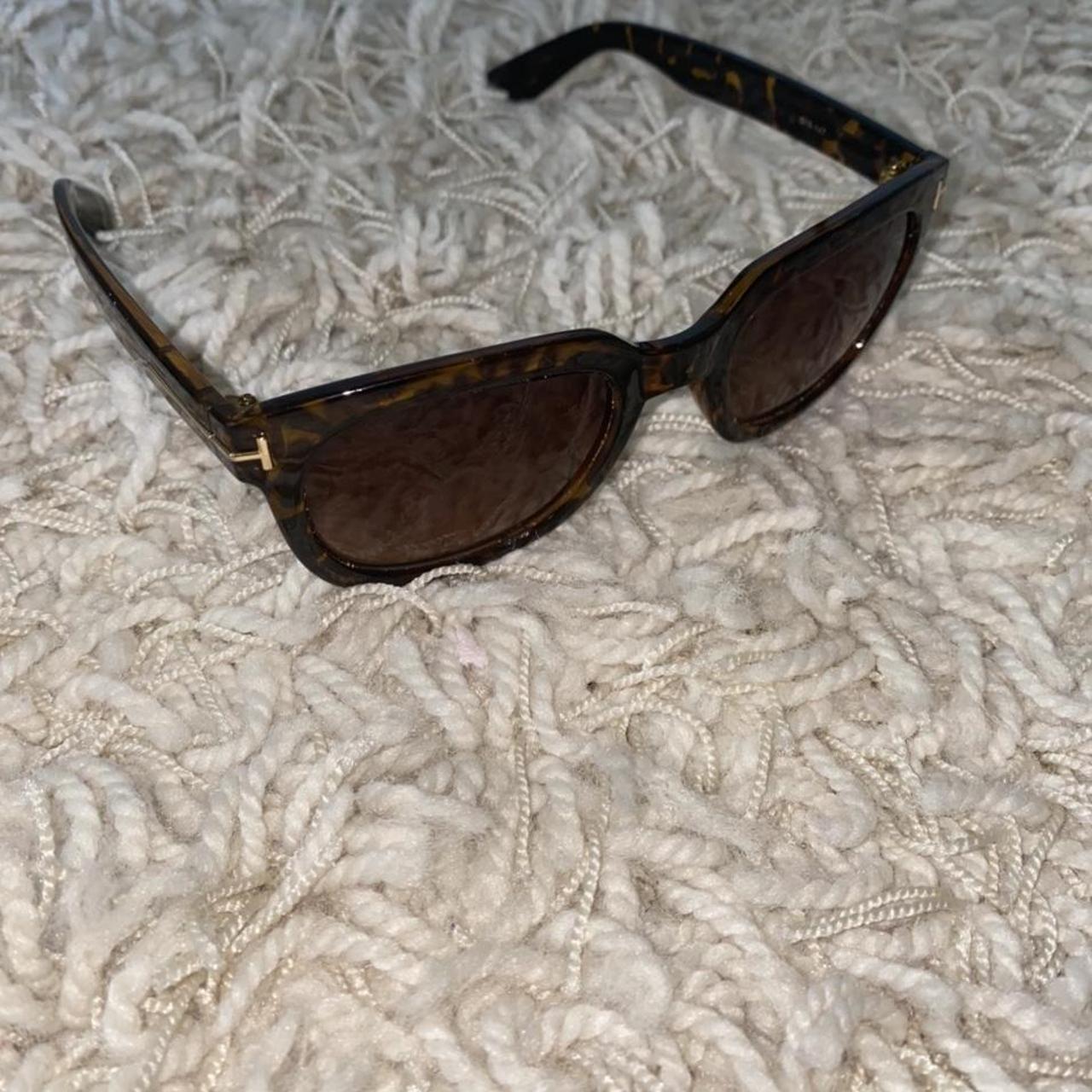 TOM FORD Women's Brown and Gold Sunglasses (4)