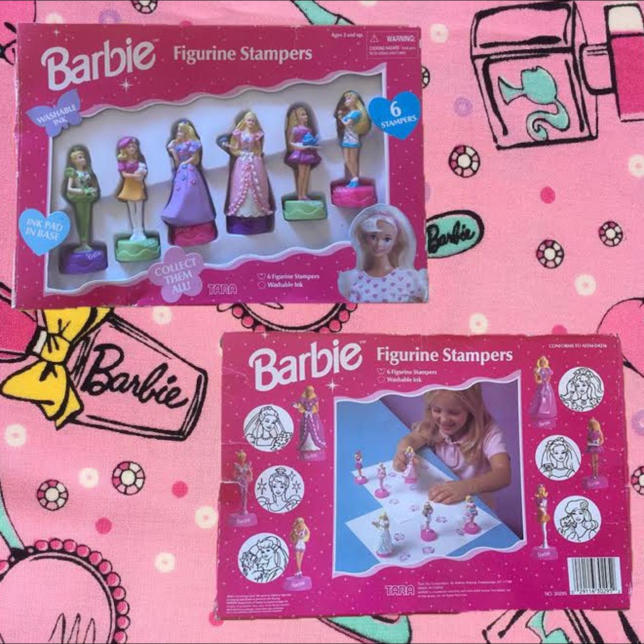 Barbie stamp store set