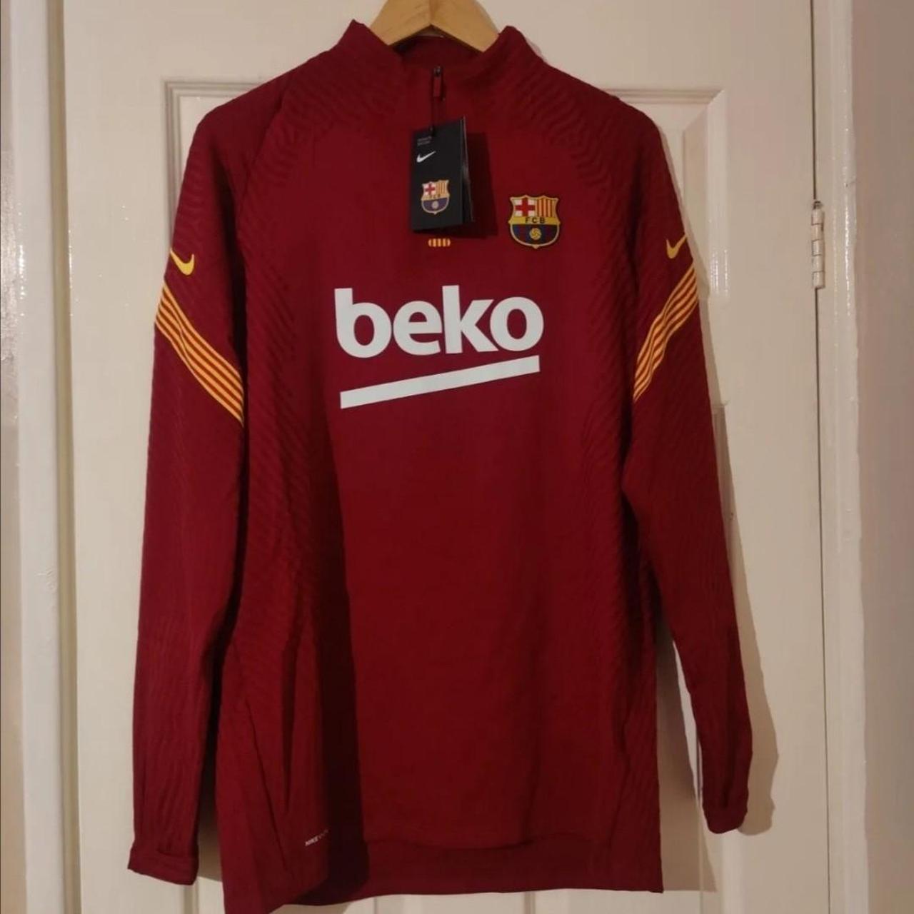 Nike FC Barcelona Vaporknit Strike T-Shirt - Red