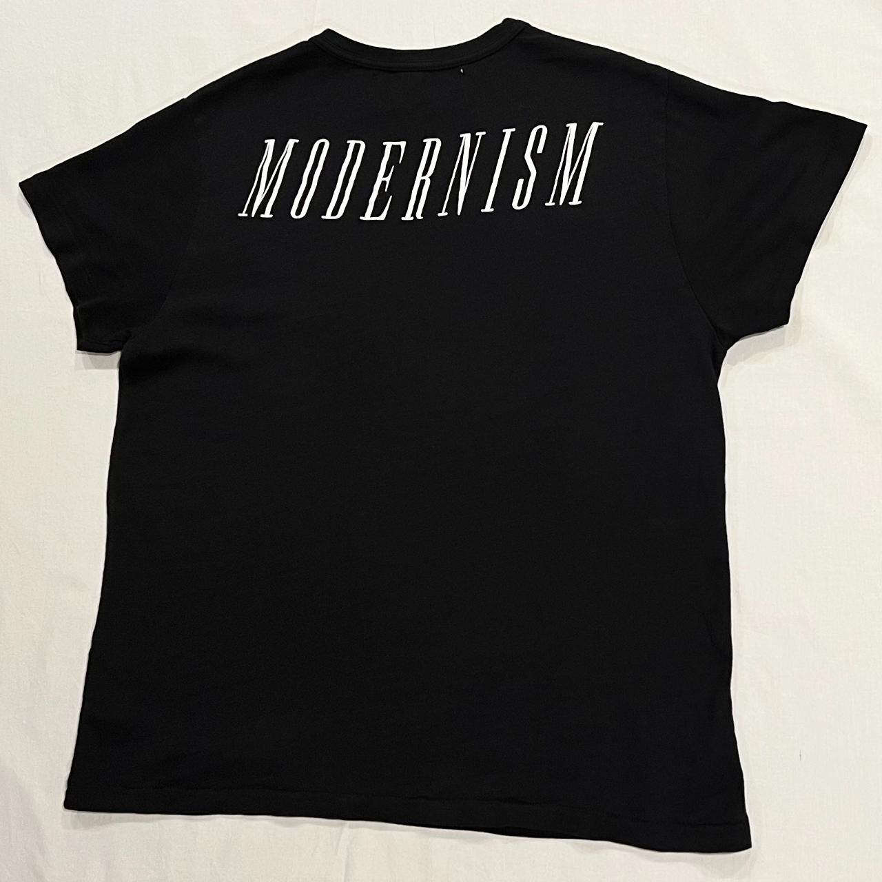 Off White c/o Virgil Abloh Black T shirt The Rain Modernism Size Medium