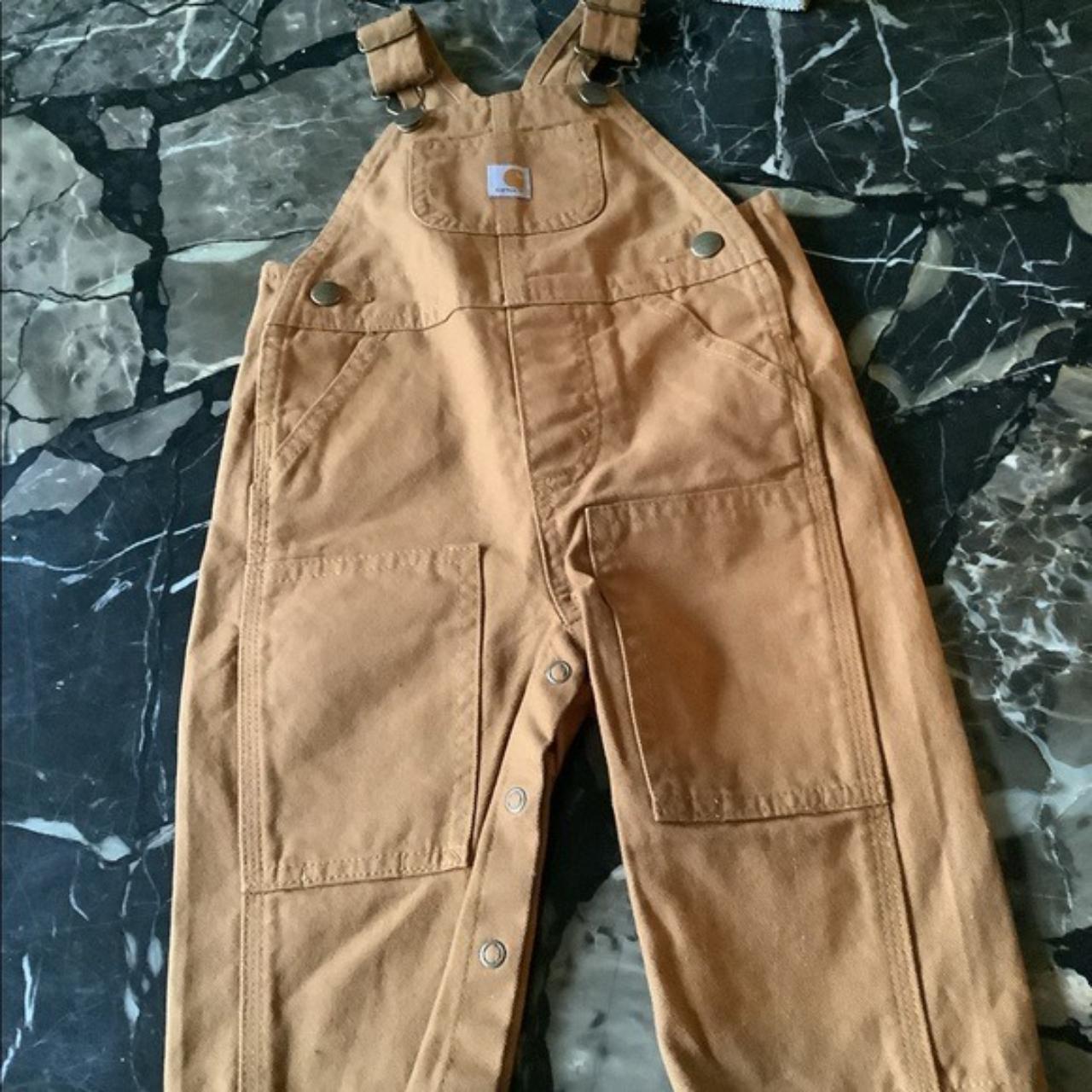 Carhartt Tan Dungareesoveralls Depop
