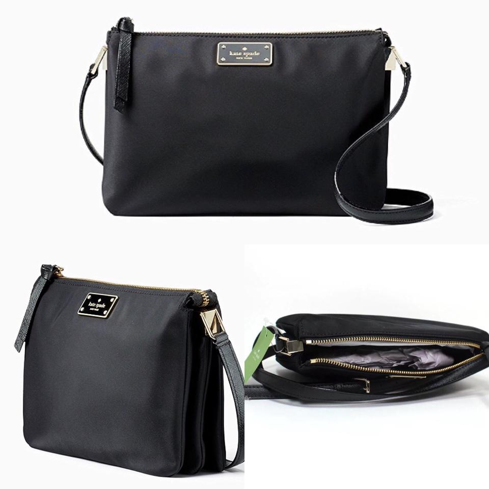 Kate spade new york wilson online road madelyne nylon crossbody in black