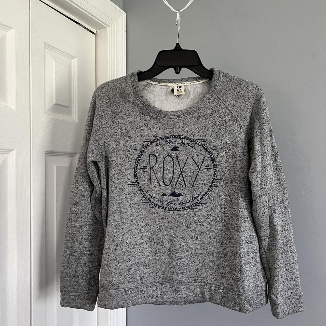 roxy grey sweatshirt