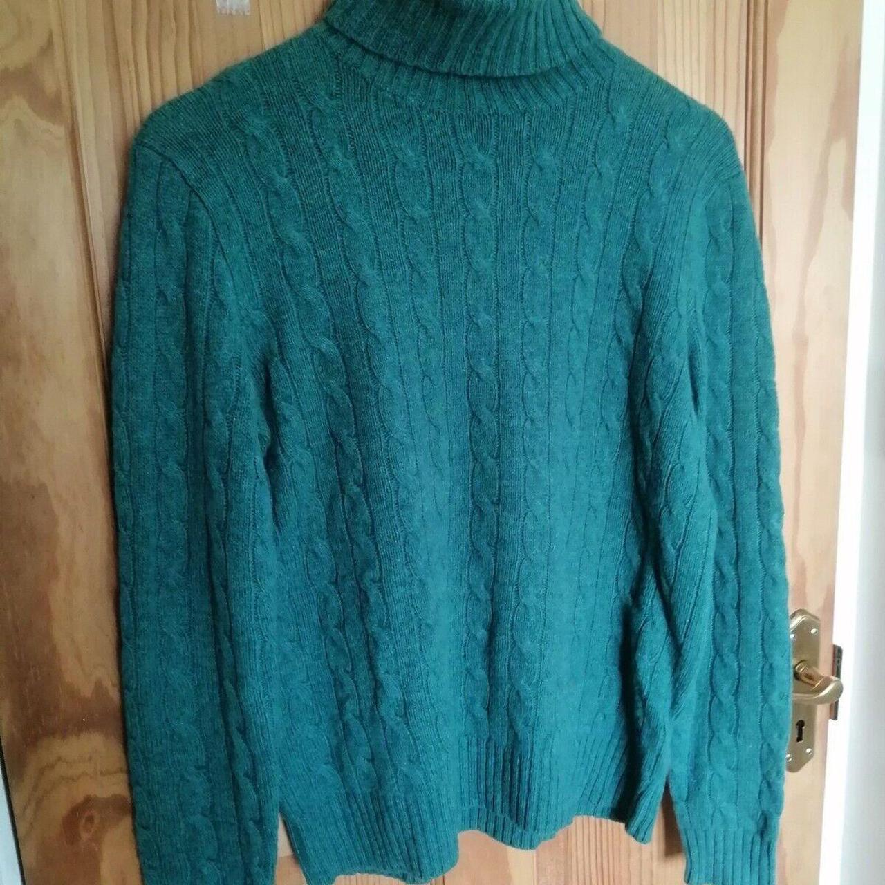 Ralph Lauren Cable Knit Roll Neck Italian Yarn... - Depop