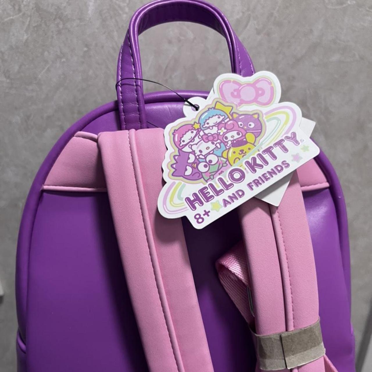 Hello Kitty Loungefly Satchel Purse. Purple. Rare! - Depop